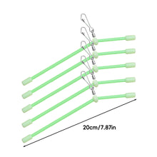 Load image into Gallery viewer, 5PCS 7-25CM Luminous Plastic Pipe Bottom Fishing Balance Sea Fishing Long Throw Anti-Winding Plastic Elbow Pipe Lure Accessories
