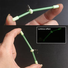 Load image into Gallery viewer, 5PCS 7-25CM Luminous Plastic Pipe Bottom Fishing Balance Sea Fishing Long Throw Anti-Winding Plastic Elbow Pipe Lure Accessories
