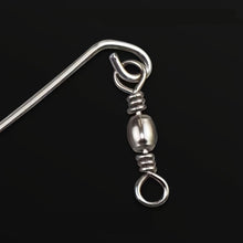 Load image into Gallery viewer, 10PCS 15/20/30/40CM Luminous Curved Blade Balance For Sea Fishing Stainless Steel Single-Blade Balance Hook Divider Fishing Gear
