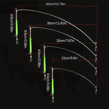 Load image into Gallery viewer, 10PCS 15/20/30/40CM Luminous Curved Blade Balance For Sea Fishing Stainless Steel Single-Blade Balance Hook Divider Fishing Gear
