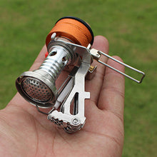 Load image into Gallery viewer, Portable Mini Folding Burner Head Integrated Outdoor Camping Stove With Burner Head Press Electronic Ignition

