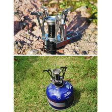 Load image into Gallery viewer, Portable Mini Folding Burner Head Integrated Outdoor Camping Stove With Burner Head Press Electronic Ignition
