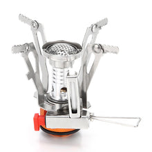 Load image into Gallery viewer, Portable Mini Folding Burner Head Integrated Outdoor Camping Stove With Burner Head Press Electronic Ignition
