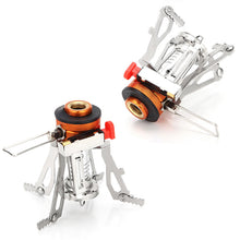 Load image into Gallery viewer, Portable Mini Folding Burner Head Integrated Outdoor Camping Stove With Burner Head Press Electronic Ignition
