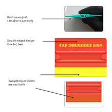 Load image into Gallery viewer, 1PC Car Film Squeegee Dual-Blade Magnetic Color Change Film Tucking Edge Sealing Bubble Removal Tool
