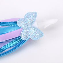 Load image into Gallery viewer, 1Pair Children' Bicycle Handlebar Ribbon Stars Butterflies Tassels Handlebar Plugs Decoration Bicycle Accessories
