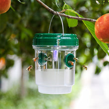 Load image into Gallery viewer, LED Solar Powered Wasp Fly Trap Lights Waterproof Outdoor Hanging Trap Safe Non-Toxic Bee Hornet Traps Reusable Garden Supplies
