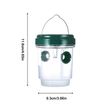 Load image into Gallery viewer, LED Solar Powered Wasp Fly Trap Lights Waterproof Outdoor Hanging Trap Safe Non-Toxic Bee Hornet Traps Reusable Garden Supplies
