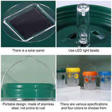 Load image into Gallery viewer, LED Solar Powered Wasp Fly Trap Lights Waterproof Outdoor Hanging Trap Safe Non-Toxic Bee Hornet Traps Reusable Garden Supplies
