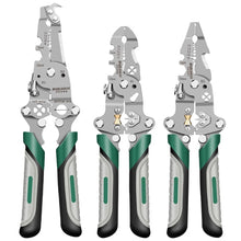 Load image into Gallery viewer, Wire Stripper Foldable Cable Cutter Stripper Pliers Multi-Function Electrician Hand Tool For Wires Cutting Crimping Winding
