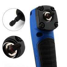 Load image into Gallery viewer, 90 Degree Right Angle Screwdriver Socket Adapter Drill Bit Corner Adapter 1/4" Hex Shank Driver Power Tool Accessories
