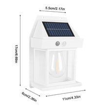 Load image into Gallery viewer, Motion Sensor Outdoor Solar Wall Lamp Waterproof Tungsten Filament Lamp Induction Lamp Household Light Garden Wall Light
