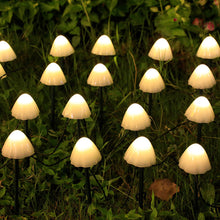 Load image into Gallery viewer, 3.5m 10 LED Solar Mushroom Lights Outdoor Waterproof Lawn Fairy Lights Street Lights for Garden Patio Path Landscape Decoration Lamps

