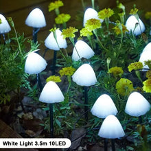 Load image into Gallery viewer, 3.5m 10 LED Solar Mushroom Lights Outdoor Waterproof Lawn Fairy Lights Street Lights for Garden Patio Path Landscape Decoration Lamps
