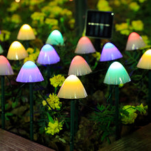 Load image into Gallery viewer, 3.5m 10 LED Solar Mushroom Lights Outdoor Waterproof Lawn Fairy Lights Street Lights for Garden Patio Path Landscape Decoration Lamps
