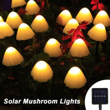 Load image into Gallery viewer, 3.5m 10 LED Solar Mushroom Lights Outdoor Waterproof Lawn Fairy Lights Street Lights for Garden Patio Path Landscape Decoration Lamps
