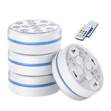 Load image into Gallery viewer, Underwater Lights with Remote Control 13LED Swimming Pool Light IP68 Waterproof Bright Submersible Lamp for Pond/Pool/Aquarium
