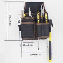 Load image into Gallery viewer, Multifunctional Tool Storage Bag Pouch Belt Electrician Tool Kit Drill Waist Bag Wrench Screwdriver Hardware Tool Bags Organizer
