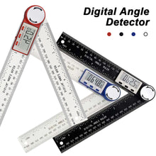 Load image into Gallery viewer, 2 in 1 Digital Angle Detector Scale Suitable for Woodworking Measurement Tools High Accuracy Mutifunction Tools
