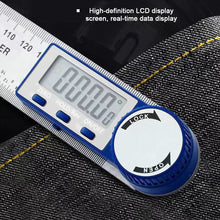 Load image into Gallery viewer, 2 in 1 Digital Angle Detector Scale Suitable for Woodworking Measurement Tools High Accuracy Mutifunction Tools
