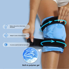 Load image into Gallery viewer, Gel Knee Brace Mobility Aids Reusable Ice Packs Rehabilitative Knee Support with Hot Cold Packs Knee Ice Pack Wrap for Swelling Arthritis Pain
