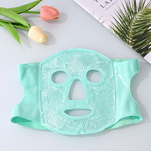 Load image into Gallery viewer, Portable Ice Face Mask Reusable Cold Compress Ice Pack Flexible Puffy Eyes Face Relief Cooling Mask Gel Face Mask for Hot And Cold Therapy
