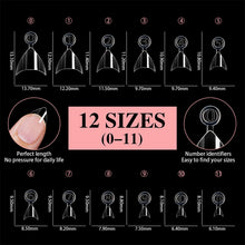 Load image into Gallery viewer, 600pcs/box Ultra Short False Nails Fingertips Nail Art Nail Plate Ultra Short Scratch Free Frosted Extension Nail
