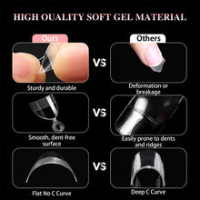 Load image into Gallery viewer, 600pcs/box Ultra Short False Nails Fingertips Nail Art Nail Plate Ultra Short Scratch Free Frosted Extension Nail
