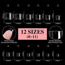 Load image into Gallery viewer, 600pcs/box Ultra Short False Nails Fingertips Nail Art Nail Plate Ultra Short Scratch Free Frosted Extension Nail
