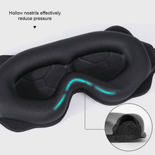 Load image into Gallery viewer, 3D Stereoscopic Light Blocking Sleep Eye Mask Breathable Non Pressing Eye Mask for Male and Female Students Napping Sleep Eye Mask
