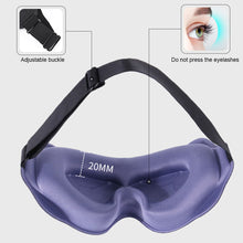 Load image into Gallery viewer, 3D Stereoscopic Light Blocking Sleep Eye Mask Breathable Non Pressing Eye Mask for Male and Female Students Napping Sleep Eye Mask
