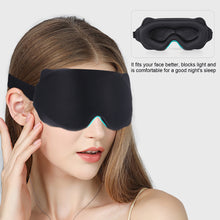Load image into Gallery viewer, 3D Stereoscopic Light Blocking Sleep Eye Mask Breathable Non Pressing Eye Mask for Male and Female Students Napping Sleep Eye Mask
