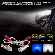Load image into Gallery viewer, 2Pcs T15 Turn Signal Motorcycle Signal Light Width Lamp Parking Reversing Color Fog Canbus LED Bulb Accessories
