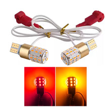 Load image into Gallery viewer, 2Pcs T15 Turn Signal Motorcycle Signal Light Width Lamp Parking Reversing Color Fog Canbus LED Bulb Accessories

