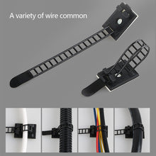 Load image into Gallery viewer, 20Pcs Adjustable Cable Organizer Wire Winder Clip Earphone Holder Self Adhesive Mouse Keyboard Cord Management USB Charger Protector

