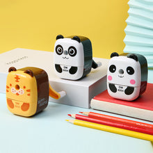 Load image into Gallery viewer, Animal Shaped Cartoon Panda Tiger Pencil Sharpener Kids School Sipplies Home Office Desktop
