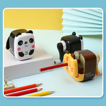 Load image into Gallery viewer, Animal Shaped Cartoon Panda Tiger Pencil Sharpener Kids School Sipplies Home Office Desktop
