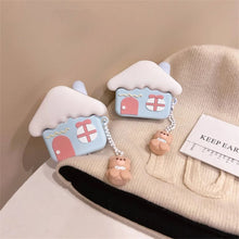 Load image into Gallery viewer, Ice Cream House Cover 3D Cute Silicone Earphone Earbuds Cover for AirPods 1/2/3/4 Pro 2 1 Charging Bags
