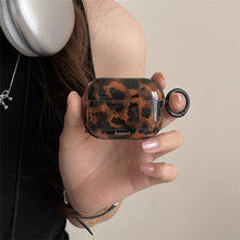 Load image into Gallery viewer, Stylish Dark Color Tortoiseshell Amber Glossy Cover Case For AirPods 1 2 3 4 Pro AirPods Pro 2 Shockproof Protective Case
