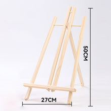 Load image into Gallery viewer, Pine Wood Table Easel For Artist Easel Painting Craft Wooden Stand For Party Decoration Art Supplies 30cm/40cm/50cm
