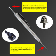 Load image into Gallery viewer, 2-in-1 Car Windshield Wiper Nozzle Adjustment Windscreen Washer Spray Nozzle Cleaner Needle Washer Tool

