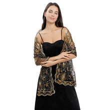 Load image into Gallery viewer, Moon Star Sequins Shawl Wraps for Evening Dresses Wedding Decoration Scarf Elegant Hijab Cover for Ramadan Festivals Women's Modest Fashion Shawl
