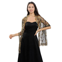 Load image into Gallery viewer, Moon Star Sequins Shawl Wraps for Evening Dresses Wedding Decoration Scarf Elegant Hijab Cover for Ramadan Festivals Women's Modest Fashion Shawl
