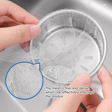 Load image into Gallery viewer, 100/200/500PCS Disposable Sink Strainer Multi-Pack Sink Filter Mesh Universal Kitchen Drain Protector Mesh for Food Scraps Kitchen/Bathroom
