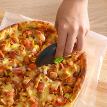 Load image into Gallery viewer, Stainless Steel Pizza Bread Knife Easy-Clean Compact Household Kitchen Gadget Creative Round Roller Knife Pancake Knife with Safety Cover
