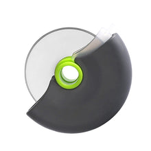 Load image into Gallery viewer, Stainless Steel Pizza Bread Knife Easy-Clean Compact Household Kitchen Gadget Creative Round Roller Knife Pancake Knife with Safety Cover

