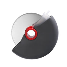 Load image into Gallery viewer, Stainless Steel Pizza Bread Knife Easy-Clean Compact Household Kitchen Gadget Creative Round Roller Knife Pancake Knife with Safety Cover
