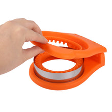 Load image into Gallery viewer, Stainless Steel Round Sandwich Press Mold Sealer Non-Stick Leak-Proof Kawaii Design for Meal Prep Kids’ Lunchbox Camping Snacks
