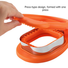 Load image into Gallery viewer, Stainless Steel Square Sandwich Press Mold Sealer Flip Non-Stick Kawaii Design for Meal Prep Kids’ Lunchbox Camping Snacks Bread Toast Mold
