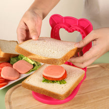 Load image into Gallery viewer, Stainless Steel Heart Shape Sandwich Press Mold Sealer Flip Non-Stick Kawaii Design for Meal Prep Kids’ Lunchbox Camping Snacks Bread Toast Mold
